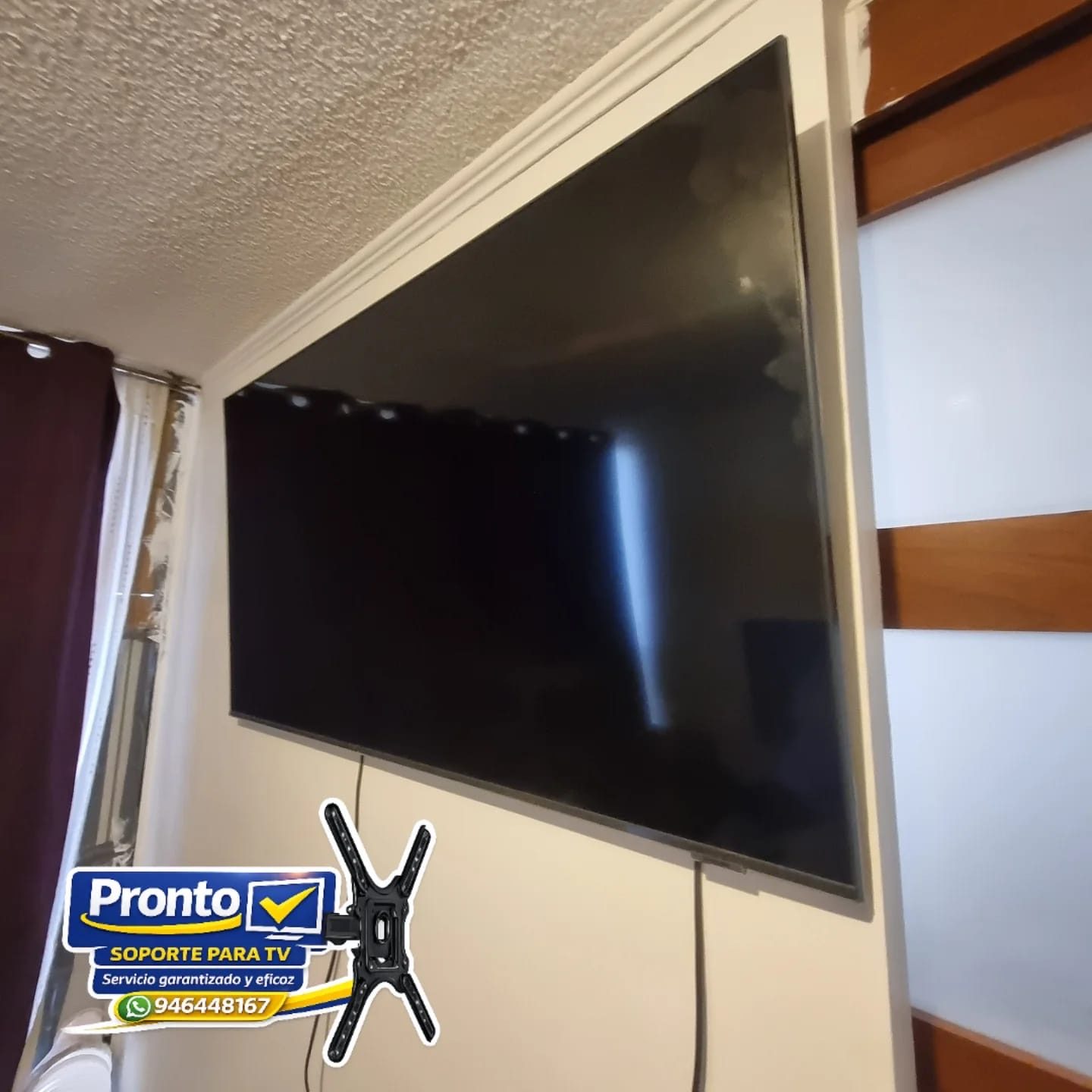 Instalación de soporte para TV